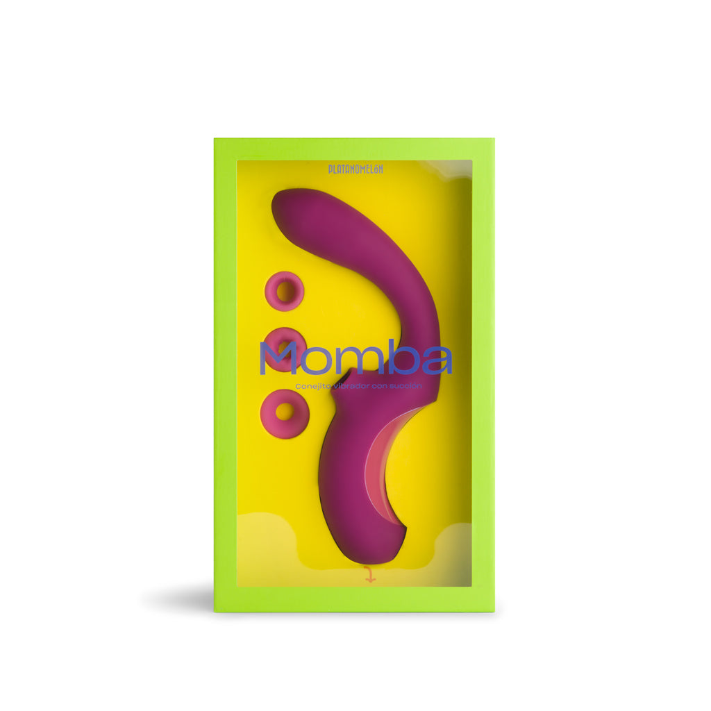 Momba Vibrador succionador para sensaciones intensas Platanomelón 12