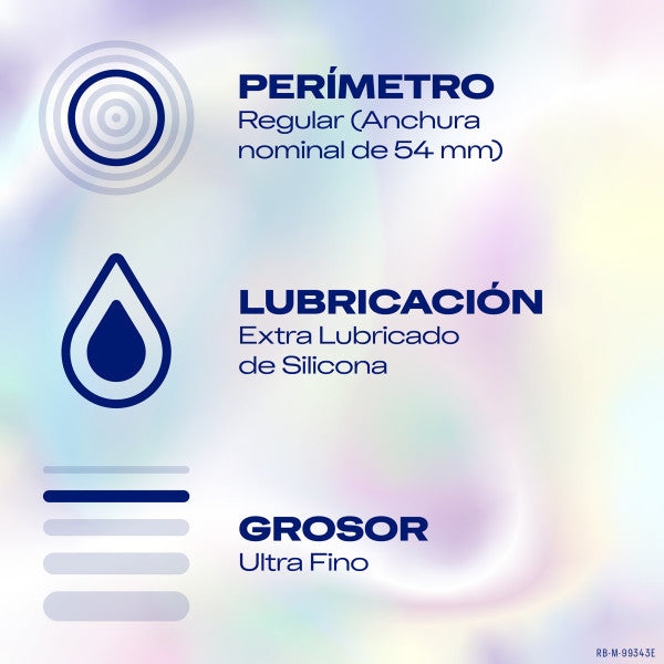 Preservativos Invisible Extra Lubricado Preservativos Durex 2