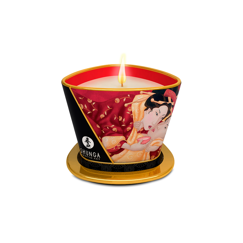 aroma_Vela masaje Vela de masaje de Shunga | Vela para masaje de Shunga 170ml - Vela para masaje aromática 1