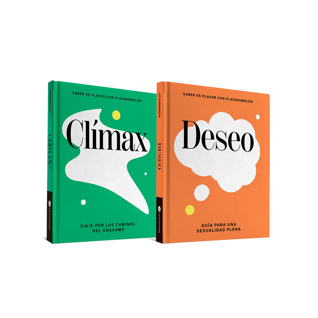 Pack libros Deseo y Clímax: Saber es placer Libro Platanomelón 1