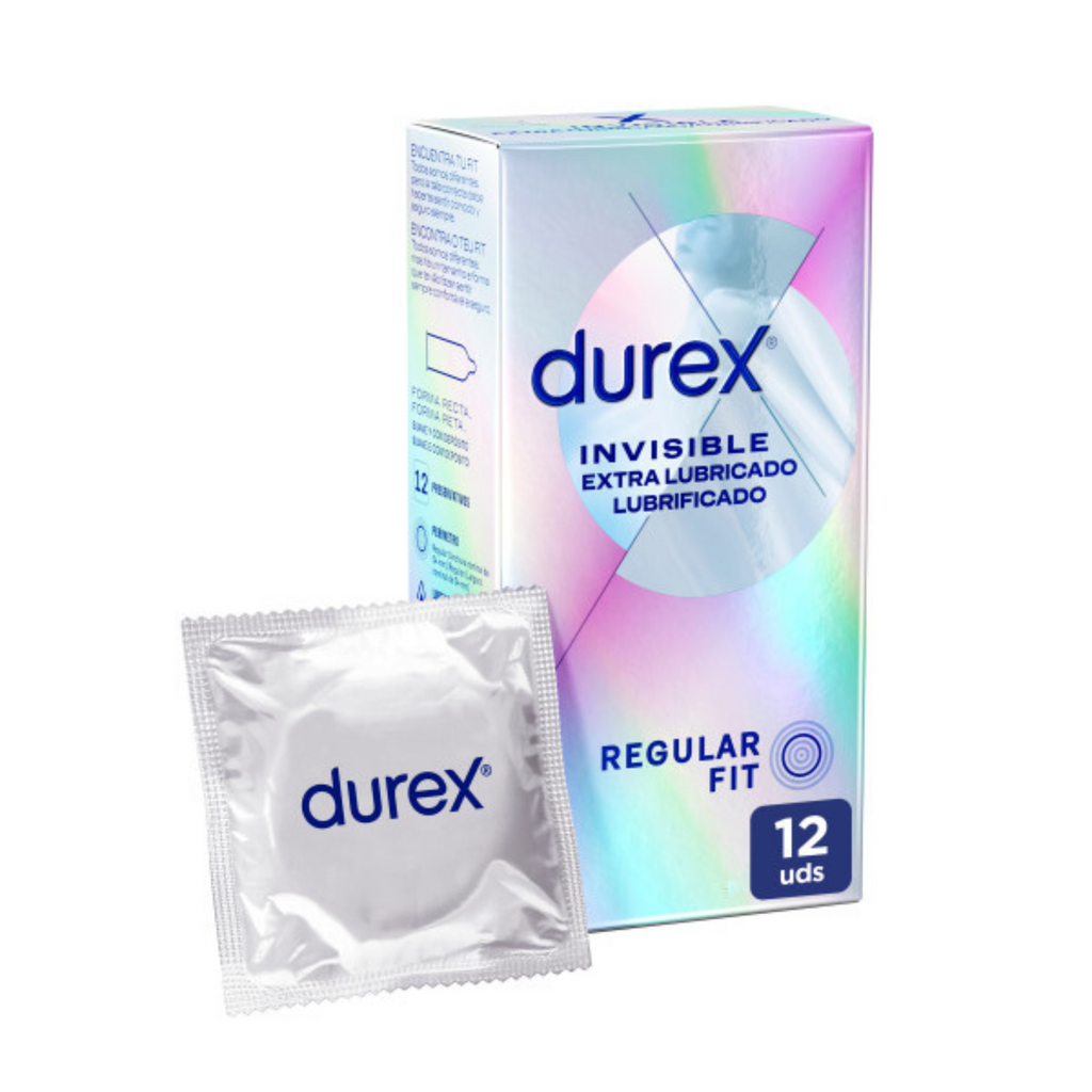 Preservativos Invisible Extra Lubricado Preservativos Durex 1