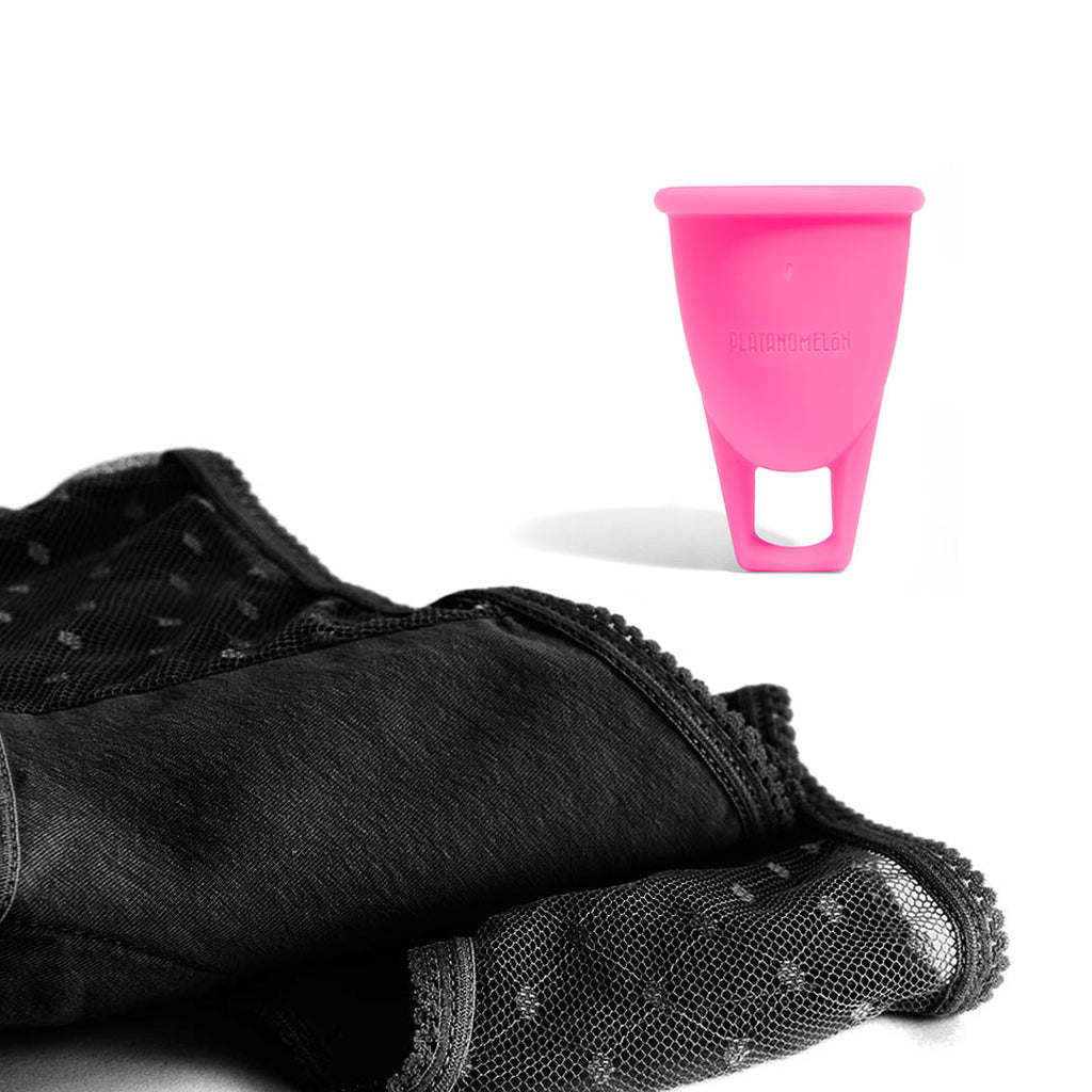 Kiwitas Classic Plumeti + Copa menstrual Greta Braguitas menstruales Platanomelón 2