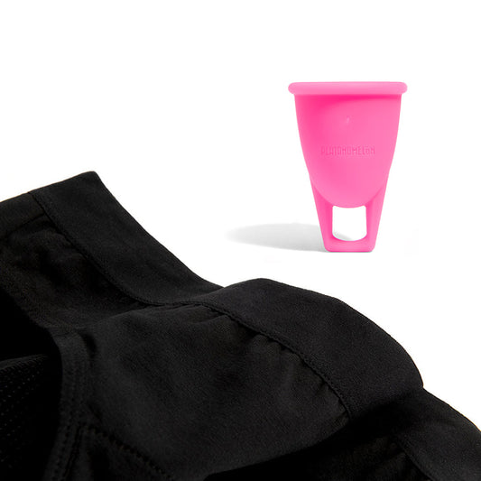 Braguitas menstruales Kiwitas Classic Sporty + Copa menstrual Greta