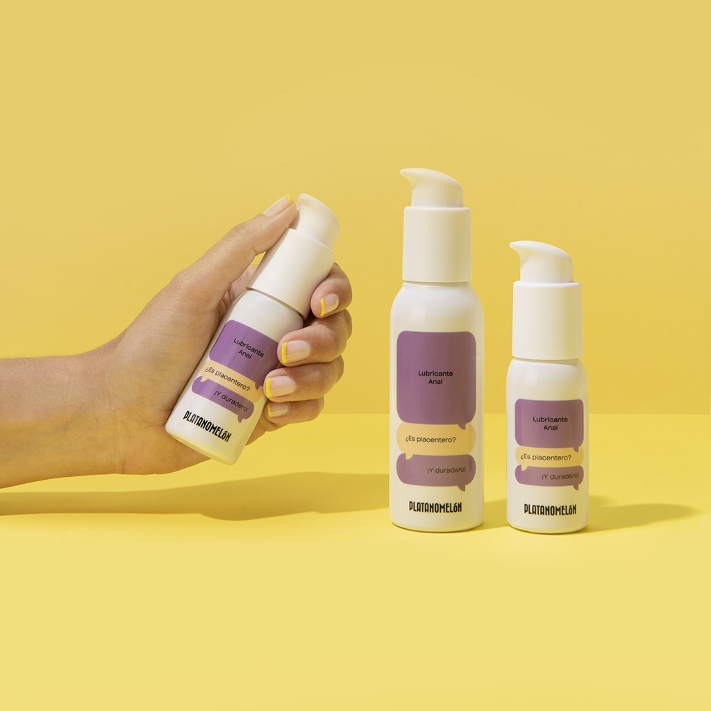 Limpiador + Lubricante anal Pack cosmética Platanomelón 3