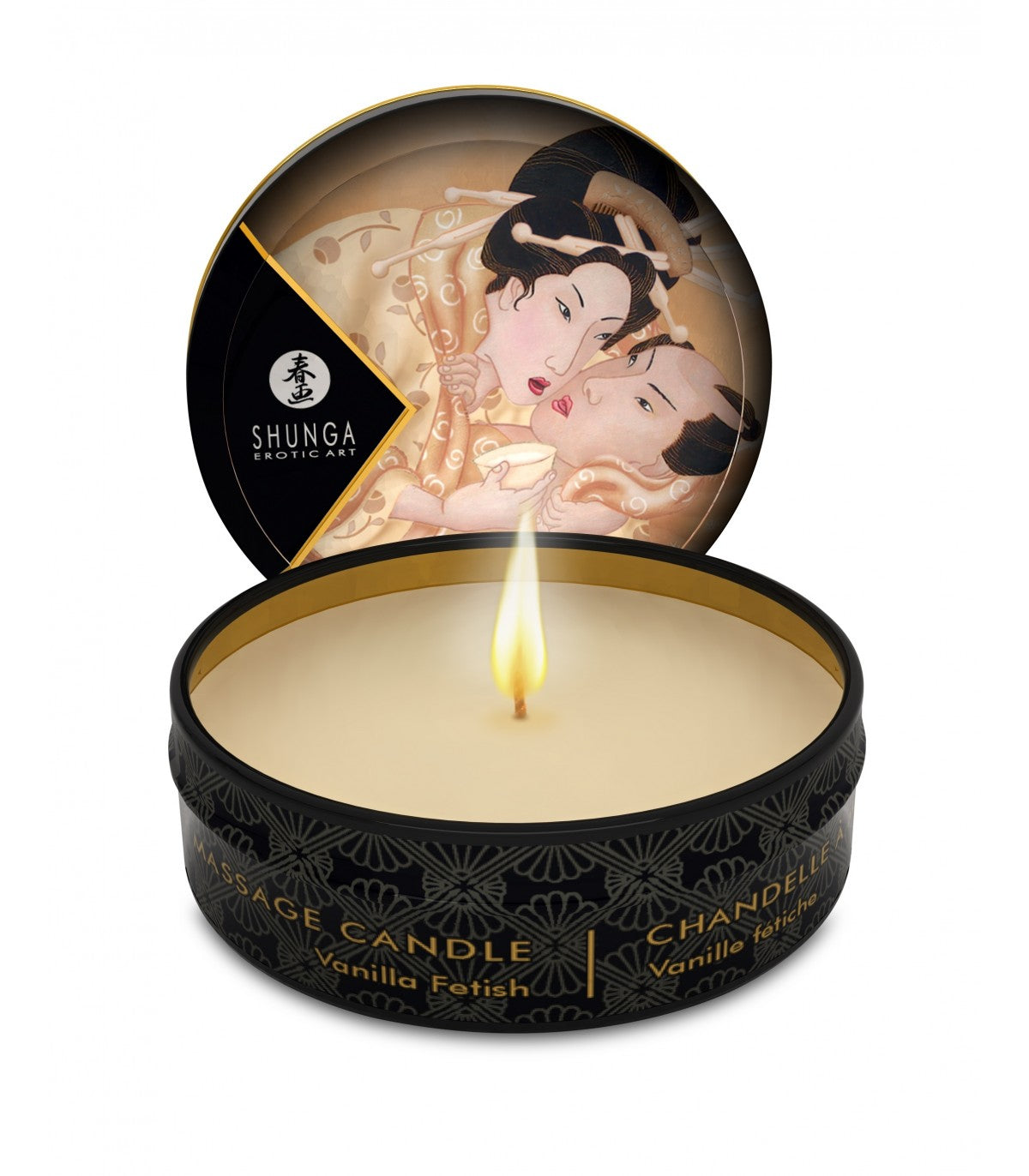 aroma_Vainilla | Vela de masaje mini 30 ml de Shunga - Ingredientes naturales 1