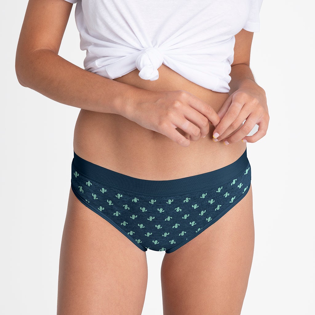 Kiwitas Classic Sporty Cactus Braguitas menstruales Platanomelón 1