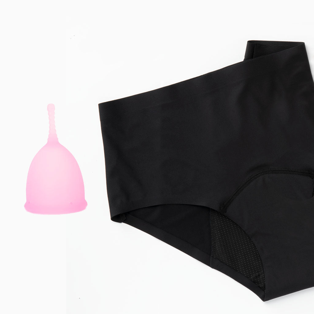Kiwitas Comfy + Copa menstrual Gina