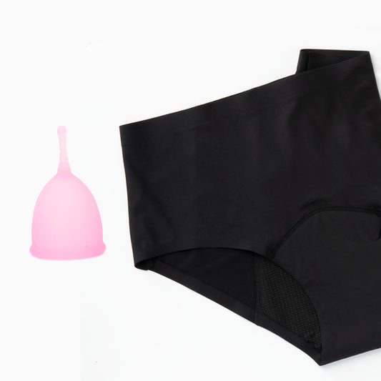Braguitas menstruales Kiwitas Comfy + Copa menstrual Gina