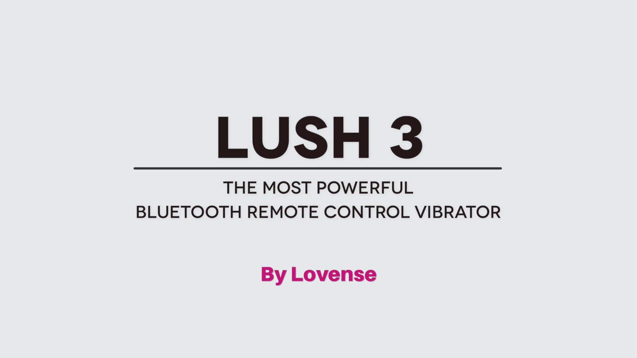 Vídeo de Lush 3 Vibrador con control remoto