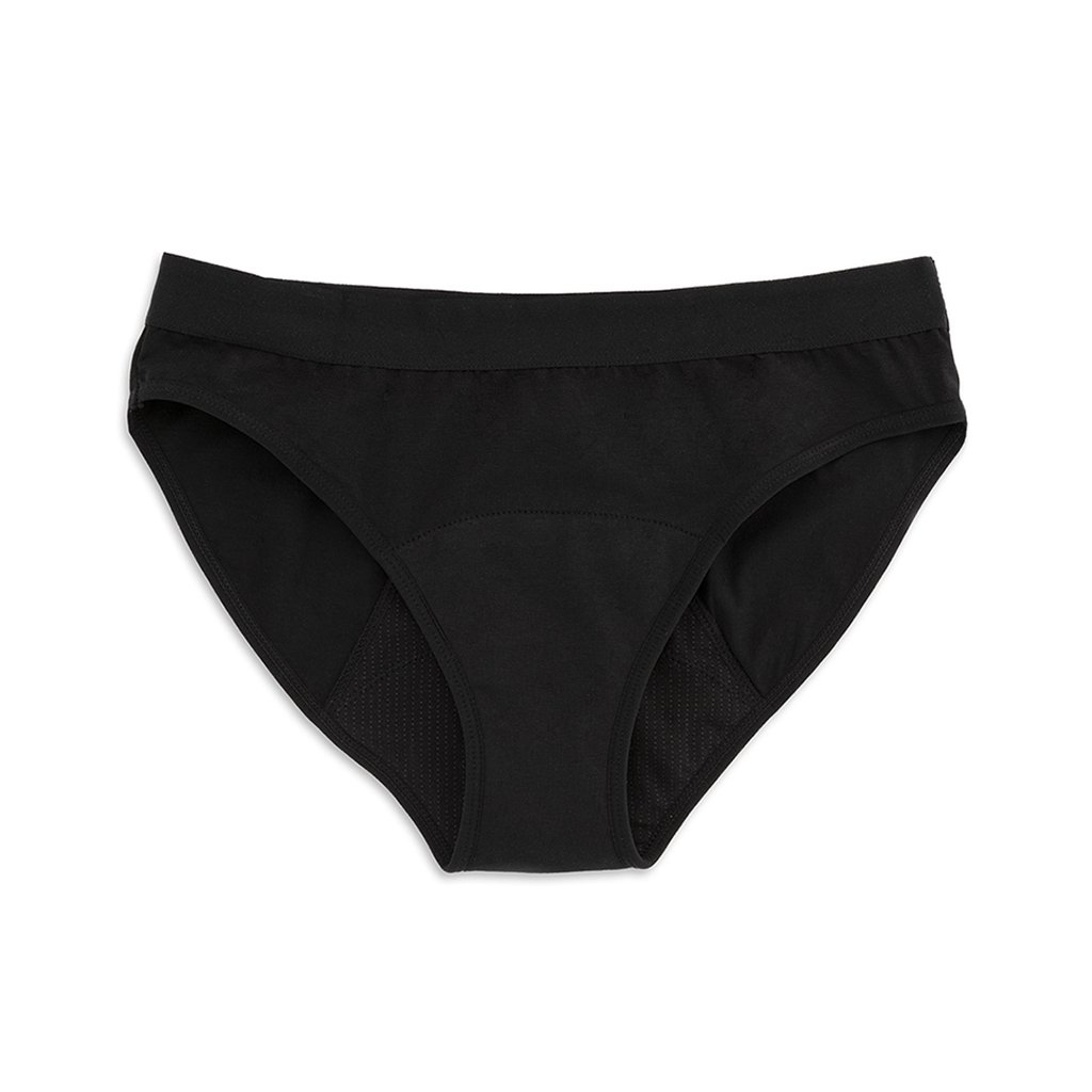 Color_Negro | Braga Menstrual Kiwitas Classic Sporty Producto Delante